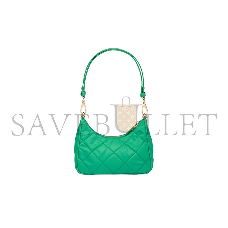 PRADA RE-EDITION 1995 PADDED SHOULDER BAG IN GREEN 1BC204 (23*17*6.5cm)